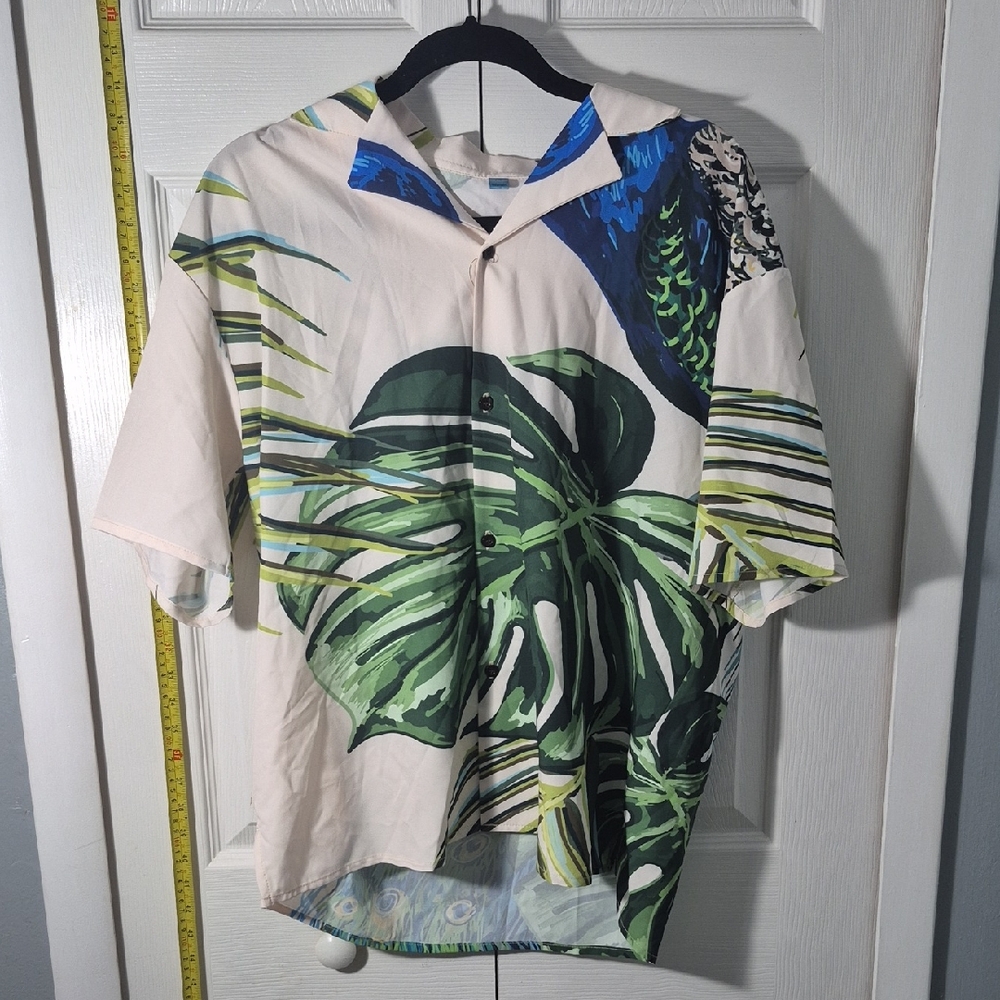 😺 2 for$12 Or 3 for$15 😺 Tropical Print Men's Shirt